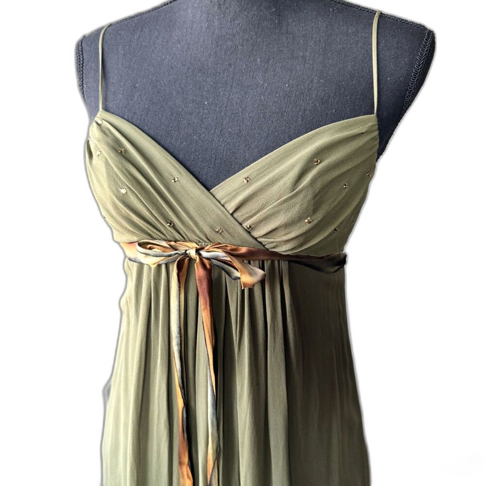 Vintage Betsey Johnson EVENING 100% silk evening gown (10317)